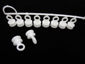 30 Curtain rail caraglider track gliders pole runners hospital cubicle rail hook