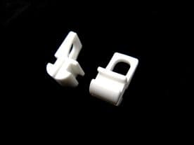 30 Curtain Track Gliders Offset Alu Rail Drape Runners Glides Hooks