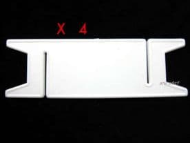 4 Curtain cord tidy pencil heading tape tidies fabric