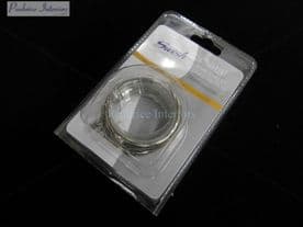 4 Swish Satin Steel Metal Curtain Pole Rings For 28mm Diameter Poles Silver NEW