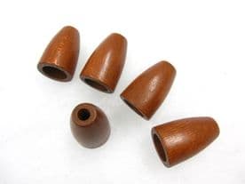 5 Blind cord pull - Hardwood 4.5 cm x 3 cm mahogany dark wood Roman blind part