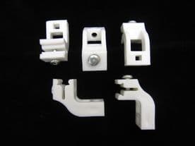 5 Swish sologlyde curtain track brackets - OLD STYLE dovetail sologlide supports