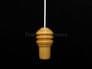 5 WOODEN ROMAN BLIND ACORNS - Box wood cord pulls