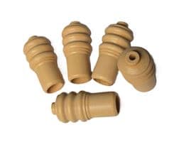 5 WOODEN ROMAN BLIND ACORNS - Box wood cord pulls