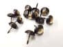 50 Bronze Renaissance 16mm upholstery nails large tacks Heico furniture studs