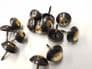 50 Bronze Renaissance 16mm upholstery nails large tacks Heico furniture studs