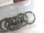 6 Integra Black Nickel Metal curtain pole rings for 19mm rod int dia 25mm small