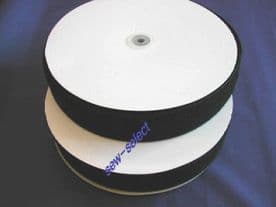 ADHESIVE HOOK AND LOOP 50mm 2" STICKY TAPE Black