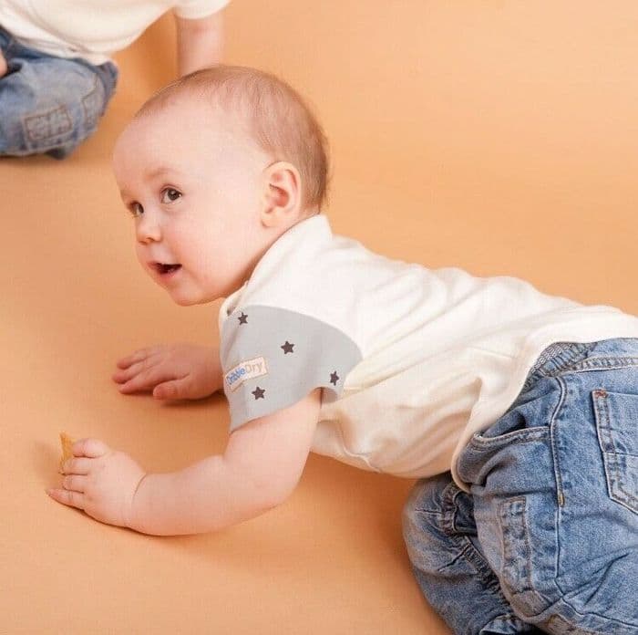 Baby Top T Shirt Short Sleeve UNISEX Vest Stay Dry Bamboo Fabric DribbleDry