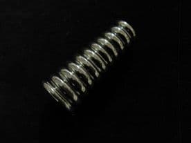 Beehive metal cord pull in gun metal - burnished black blackend chrome effect