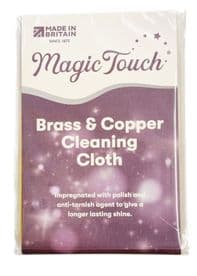 Brass & Copper Cleaning Cloth Specialist Impregnated Metal Polish Care Cloth