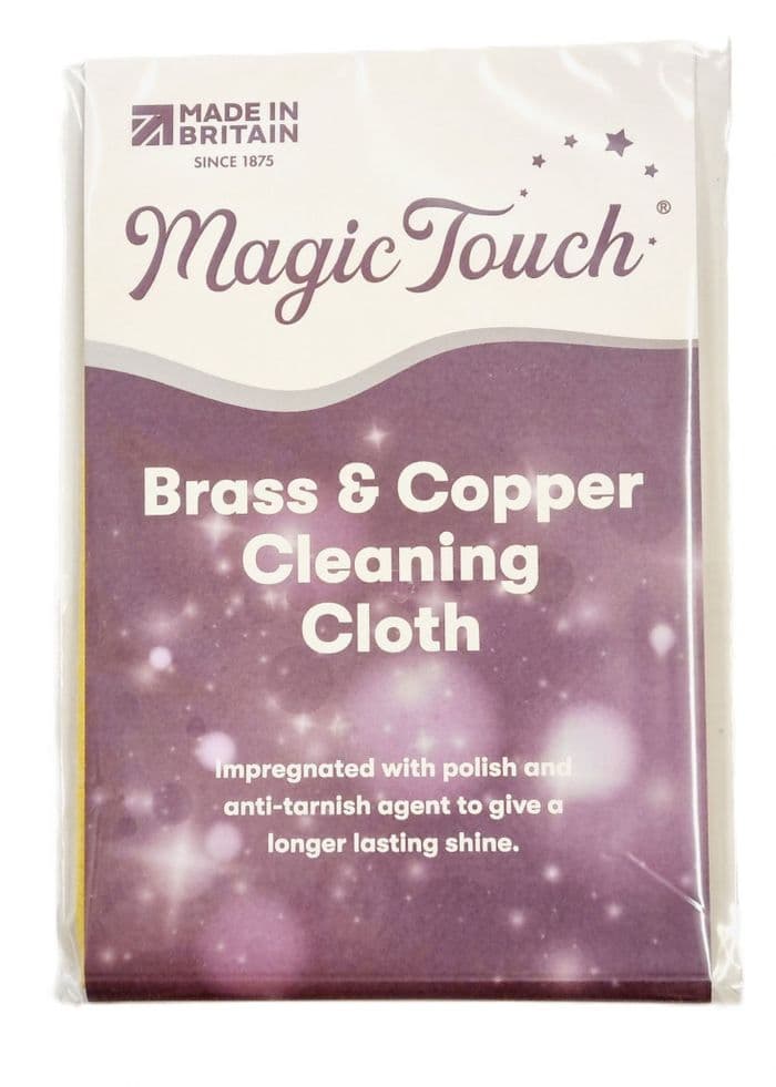 Brass & Copper Cleaning Cloth Specialist Impregnated Metal Polish Care Cloth