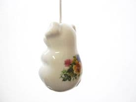 China pig cord pull Roses design Large 6.5cm floral bathroom light string end