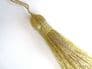 Christmas Key Tassel Gold Xmas Decoration Trimming 9.5cm + 8cm Loop Fabric Trim