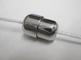 CHROME CORD CONNECTOR - ROMAN BLIND & LIGHT PULL JOINER