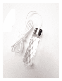 Chrome light cord pull weight Blind acorn Tear Drop