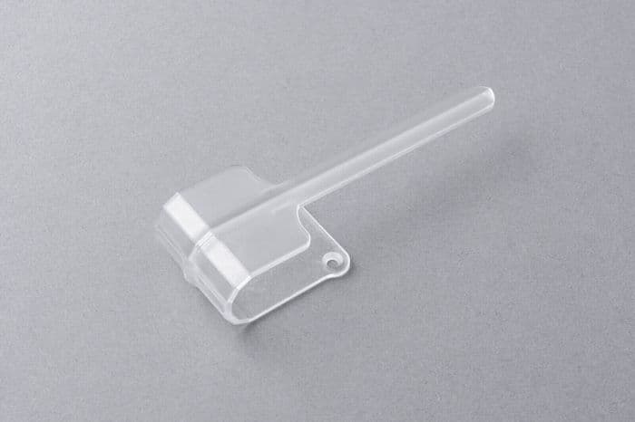 Clear Vertical Blind Slat Holdback Arm - Louvretie Hold Back - Single