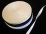 Cotton India Twill Tape 50 mt reels Black White Natural ½  inch wide sewing trim