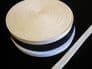 Cotton India Twill Tape 50 mt reels Black White Natural ½  inch wide sewing trim