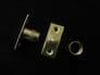 Curtain rod sockets Brackets for 16mm diameter net rods tube in Chrome and brass