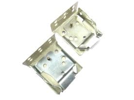 Curtain Track End Brackets Integra Double  Duty Ultraglide Metal Track NEW 49mm