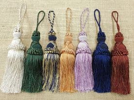 Decorative Duchy Key Tassel Curtain Cushion Tassle 15cm +9cm loop Tasell Tassell