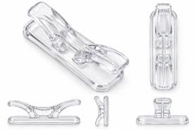 EasyCleat EC101 Clear Self Adhesive K-Clip Blind Cord Safety Cleat 53mm