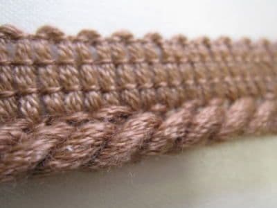 Flanged cord trimming fabric piping trim curtain