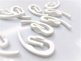 Genuine SWISH brand white curtain tape hooks High quality plastic nylon hook