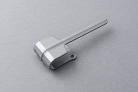 Grey Vertical Blind Slat Holdback Arm - Louvretie Hold Back - Single