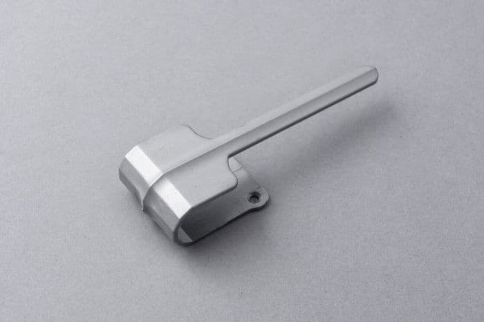 Grey Vertical Blind Slat Holdback Arm - Louvretie Hold Back - Single