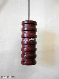 Hard Wood ROMAN BLIND ACORN - Large light cord pull