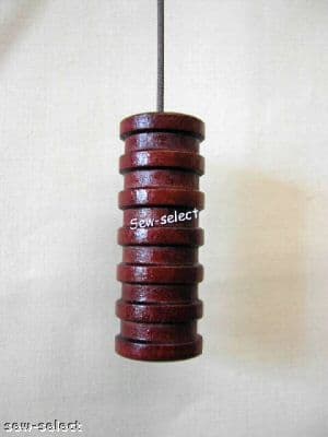 Hard Wood ROMAN BLIND ACORN - Large light cord pull