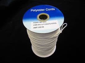 Harrison Swish curtain track 2mm cord 200mt reel - Also used for Roman blinds