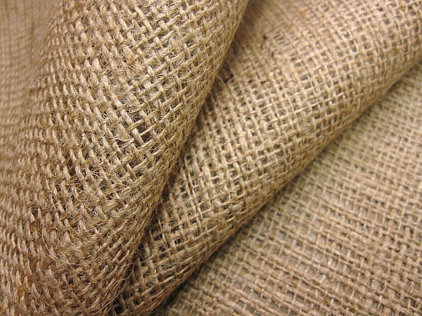 Hessian Fabric 40 Inch Wide Woven Natural Jute Burlap Garden Craft