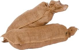 Hessian Sand Bags Flood Protection Sacks Barrier Natural Fabric Twine Tie Top