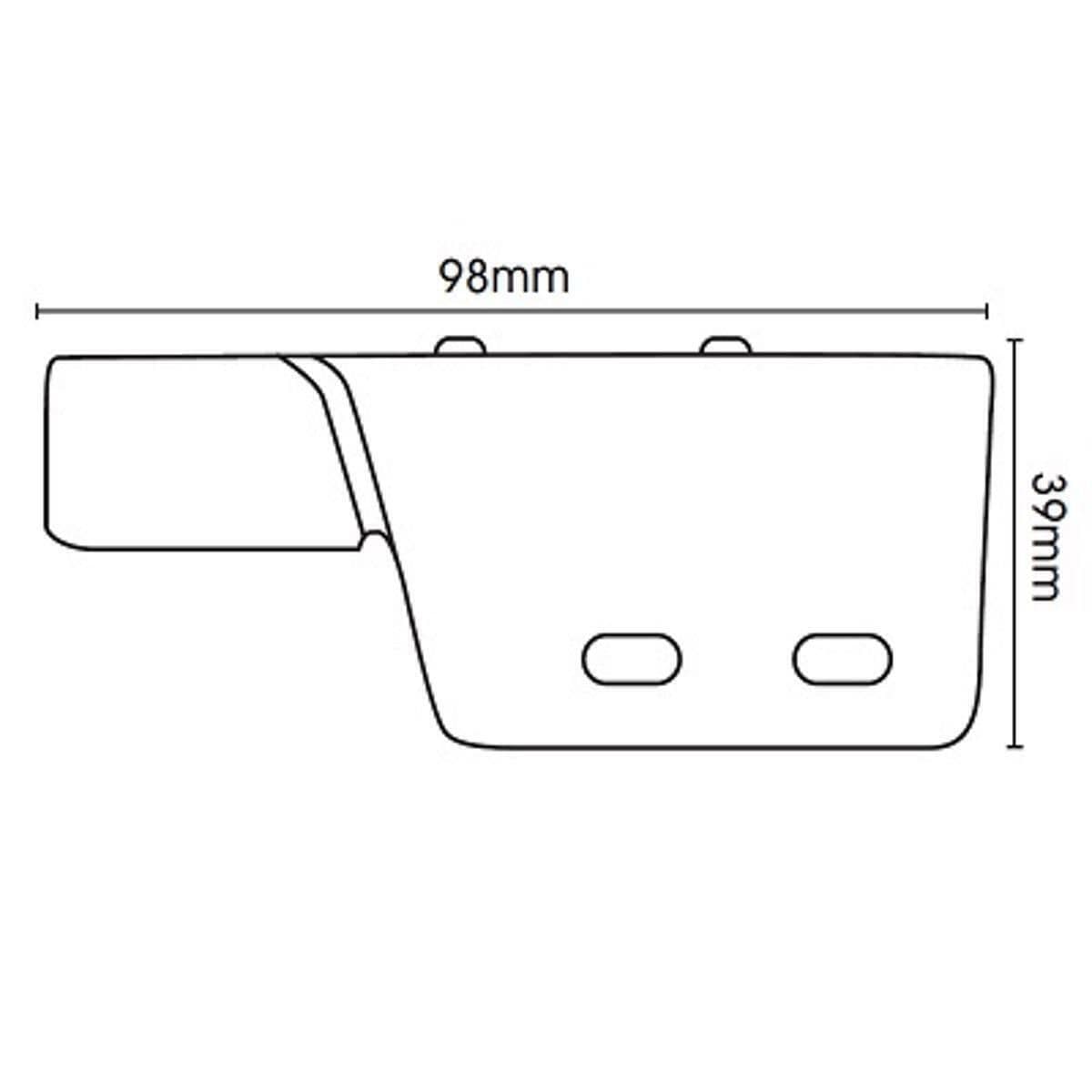 Integra Regular Curtain Track End Pulley Wheel End Stop Set x 2 Both