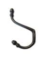 Large Black Hat & Coat Hook 15cm Wrought Iron Rack Jacket Wall Door Hanger
