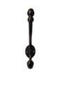 Large Black Hat & Coat Hook 15cm Wrought Iron Rack Jacket Wall Door Hanger