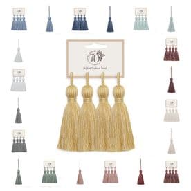 Laura Ashley Belford Cushion Key Tassel New Design 10cm + 7cm Loop
