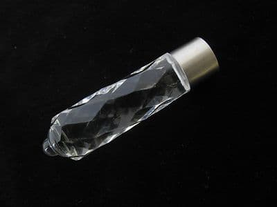 Light cord pull blind acorn Glass effect acrylic satin nickel steel cord weight