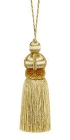 Luxury Christmas Tassel Gold Xmas Trimming Decoration 14cm + Loop Key Tassel