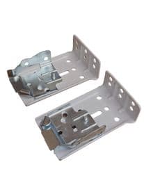 Metal Curtain Track End Brackets Integra Double Duty Ultraglide 05163 6.25-8.75