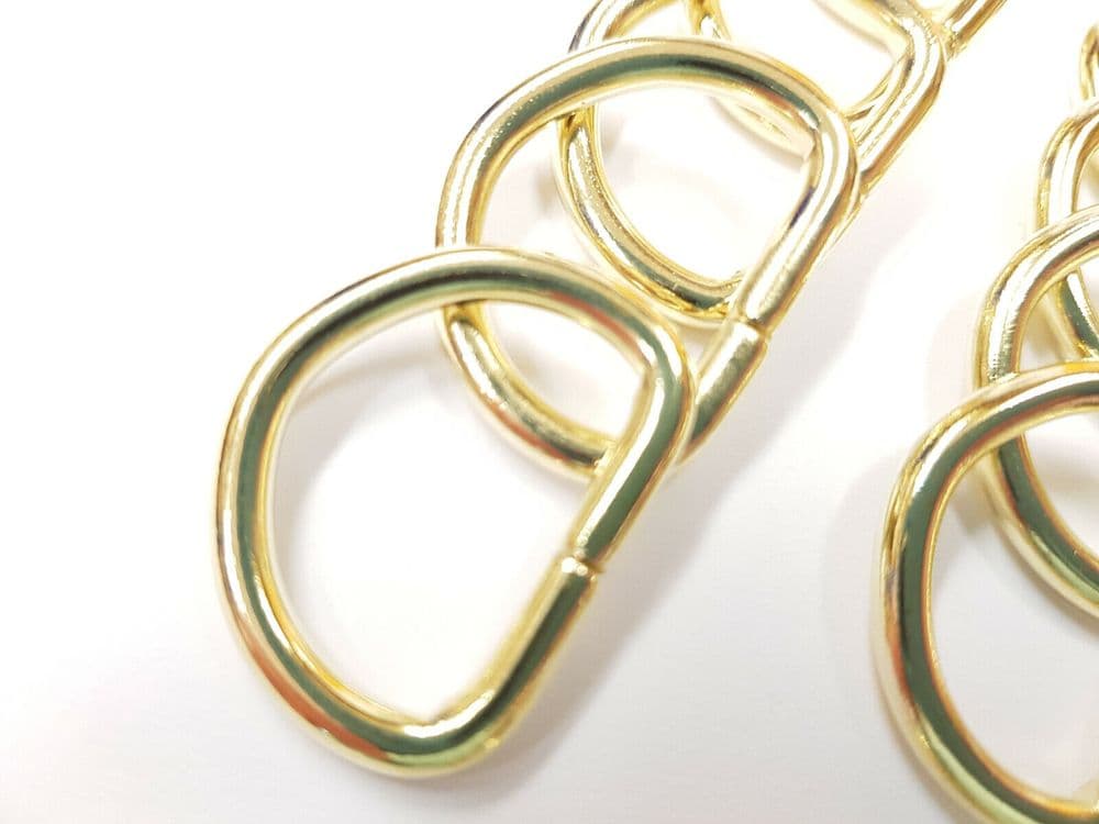 Metal D rings unwelded split curtain tieback dee loop buckle tie back ...