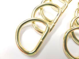 Metal D rings unwelded split curtain tieback dee loop buckle tie back hook ring