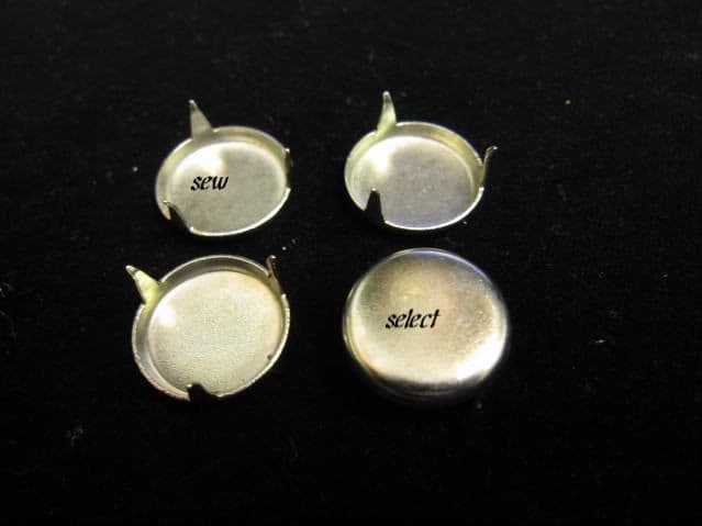 METAL DOMES OF SILENCE FOR WOODEN BUN FEET legs glides