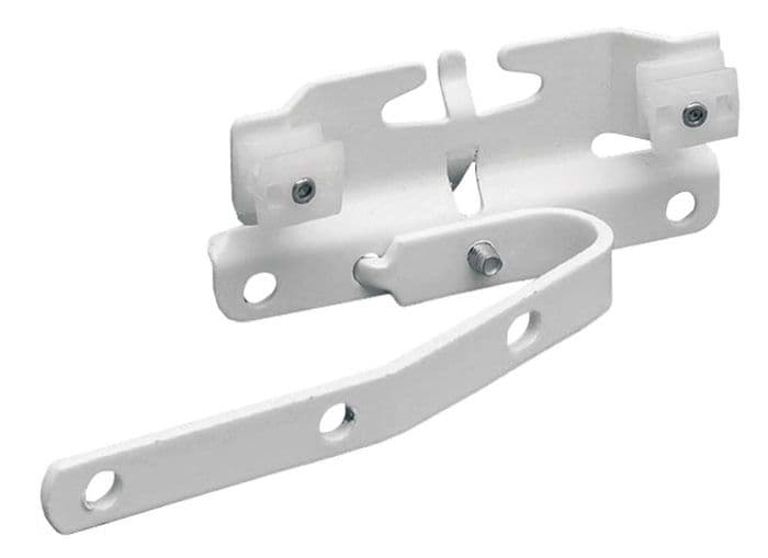 Pair of Integra curved bay Master slides metal corded curtain track overlap part