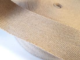 PURE LINEN WEBBING Per metre 50mm wide Flax fabric strap upholstery chair craft