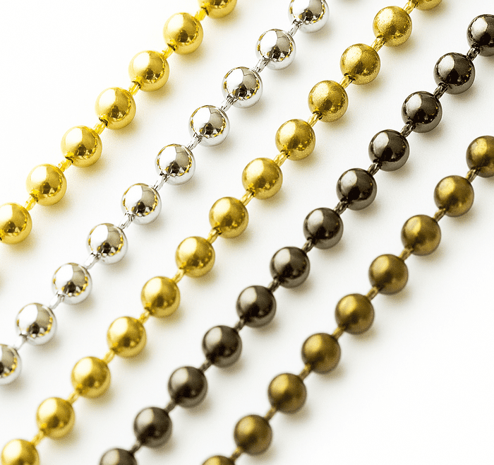 Roller Blind Chain Continuous Loop & Cut Length Roman Nickel Brass White Silver