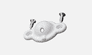 Roller blind cord knot holder. For cords fitted in centre of spring roller blind